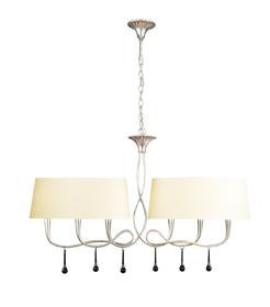 Paola Silver-Cream Ceiling Lights Mantra Linear Fittings Paola Silver-Cream Ceiling Lights Mantra Linear Fittings